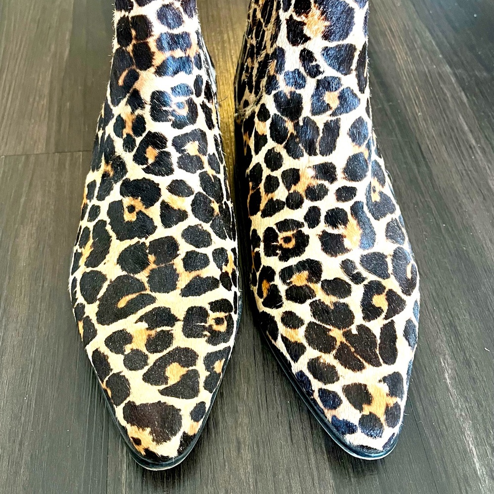 Rebecca Minkoff Leopard Booties size 6.5